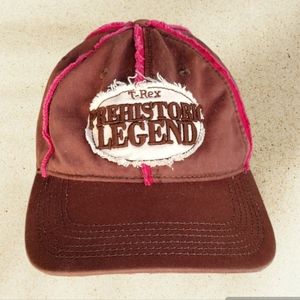 🛍️🔥SALE🔥🛍️ T-REX  Prehistoric Legend Brown Distressed Cap Hat